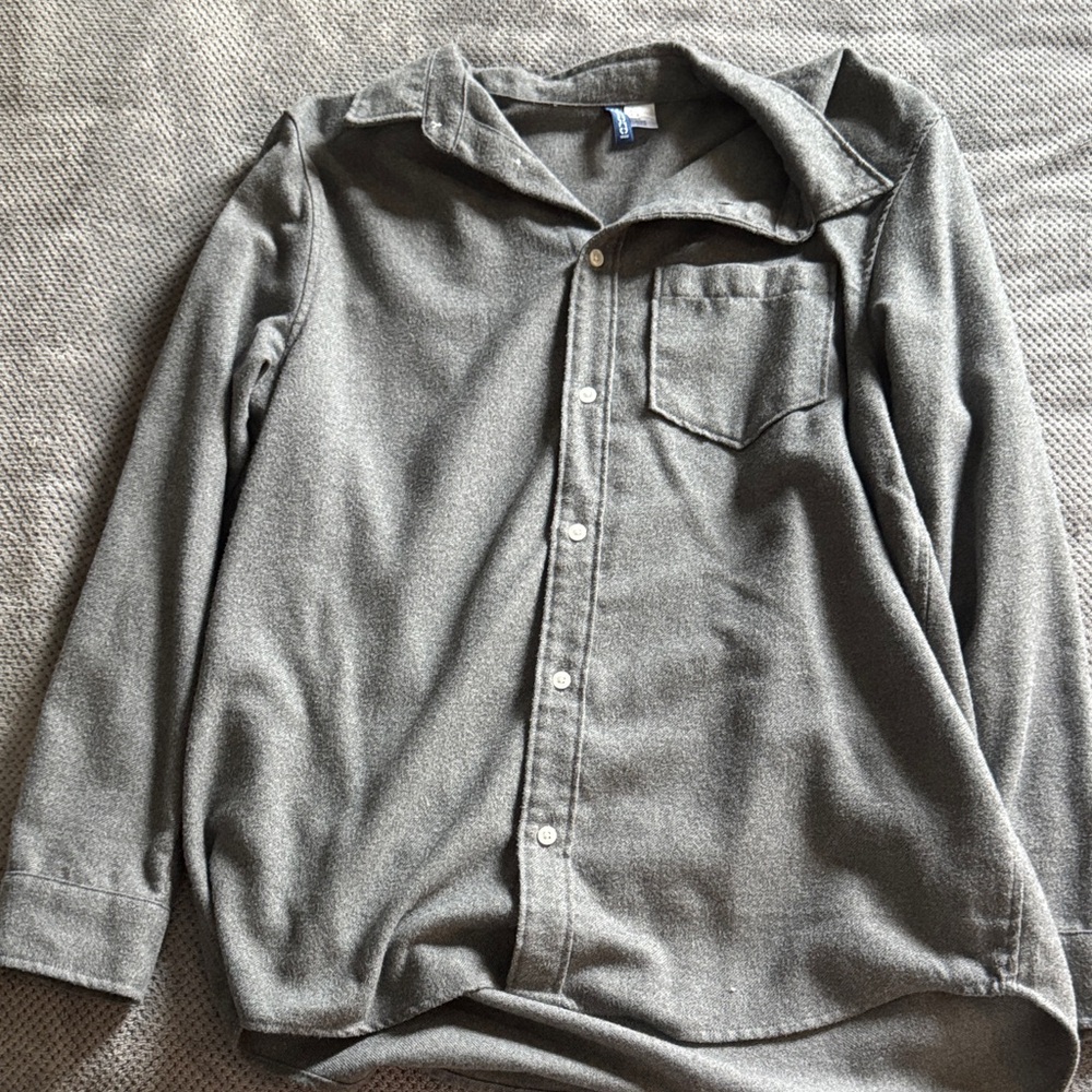 H&M Men's Gray Shirt Jacket